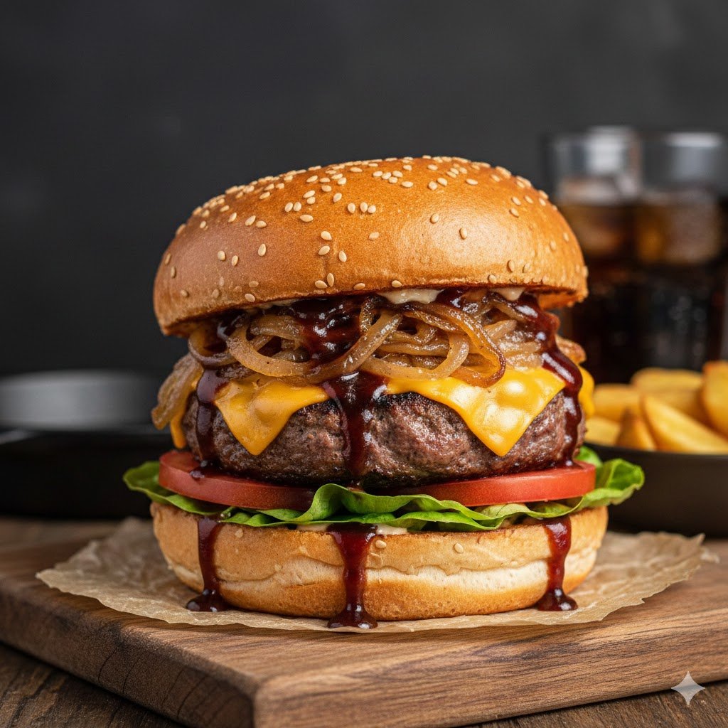 Swiss Mushroom Burger