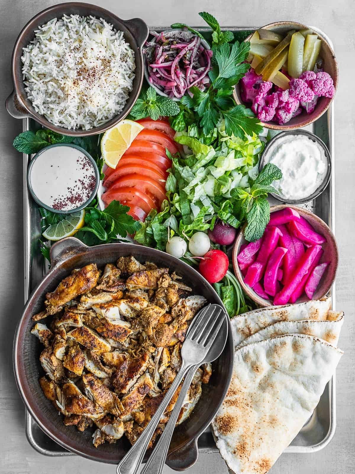 LEBANESE SHAWARMA PLATTER