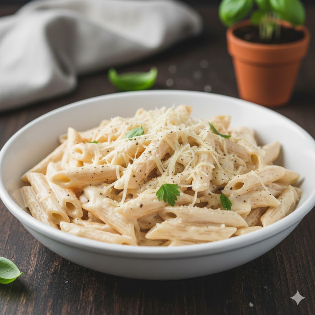 Penne foUr cheese