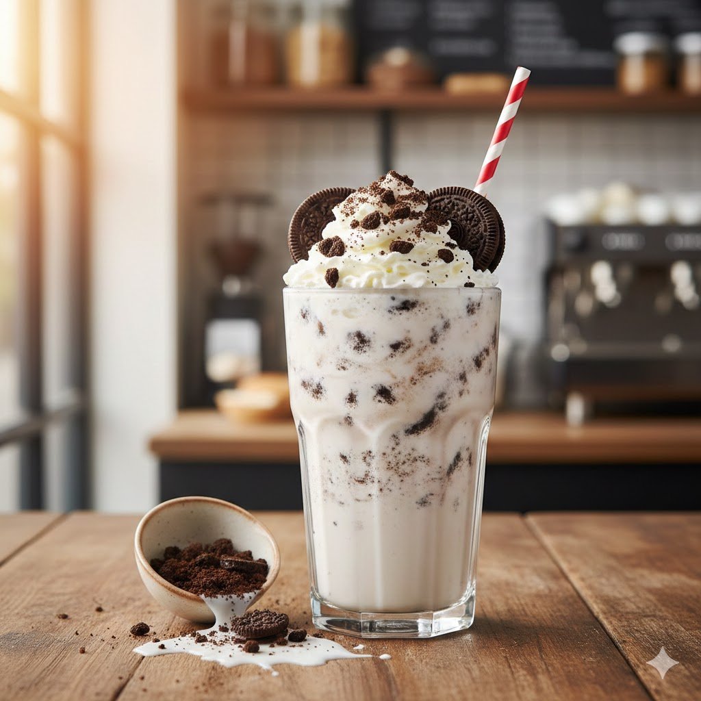 Oreo milk shake